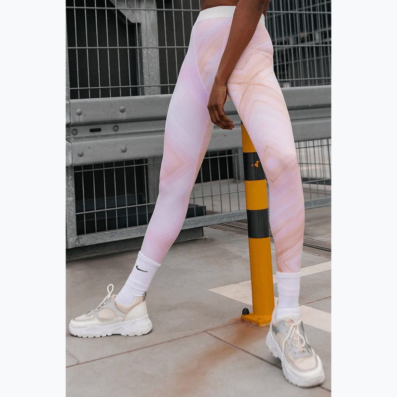 Women's leggings Chiara Wear Penny salmon lines 6