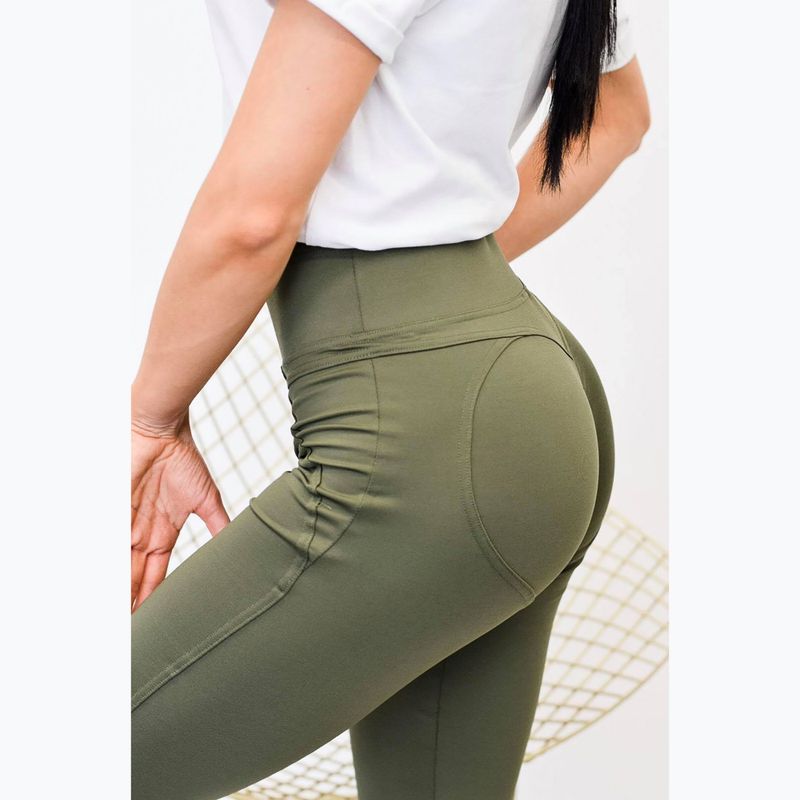 Women's leggings Chiara Wear Push Up khaki 6