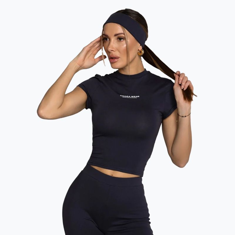 Chiara Wear women's headband cotton graphite 2