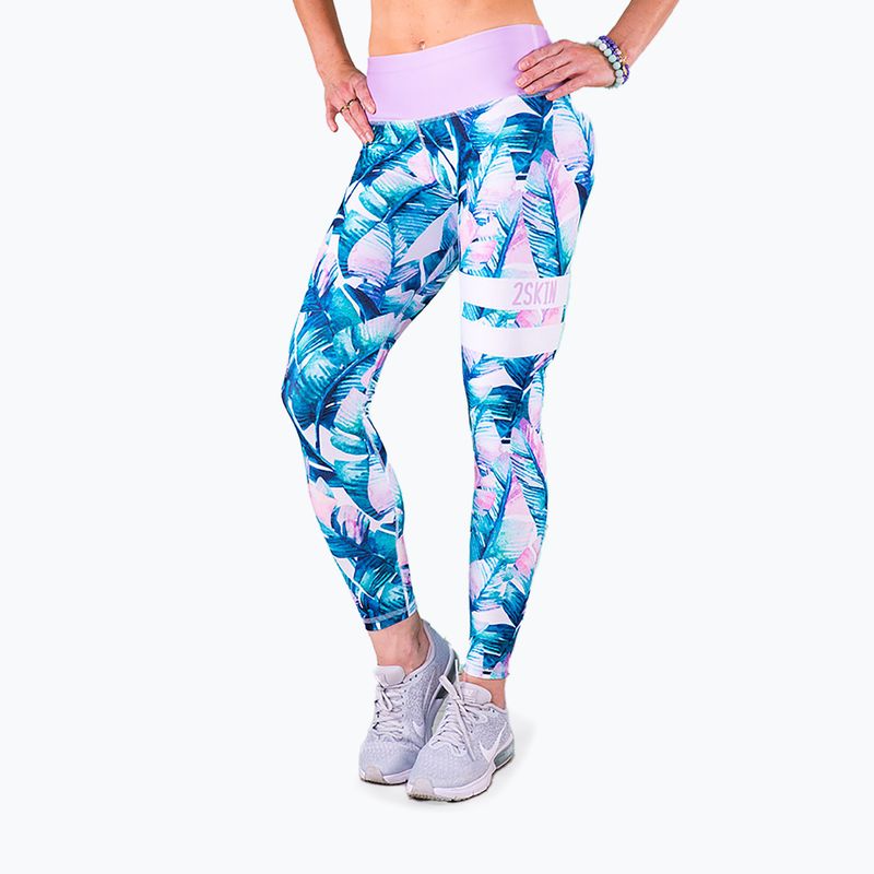 Women's training leggings 2skin Curacao colour 2S-60049 5