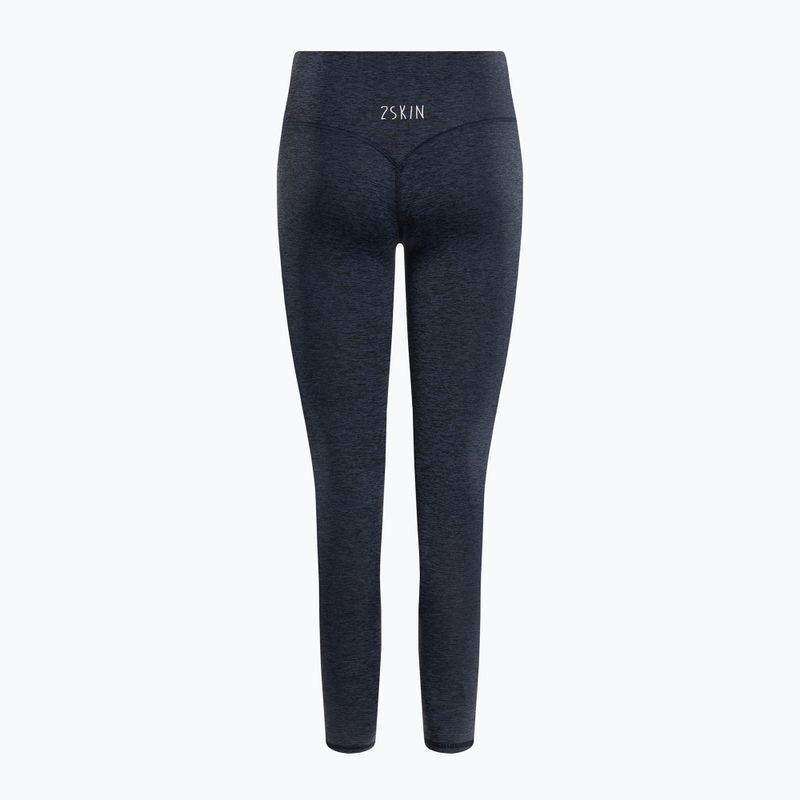 Women's training leggings 2skin Dark Night navy blue 2S-62524 2