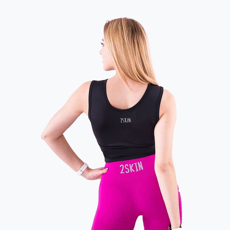 Women's workout top 2skin Studio Black 2S-61190 5