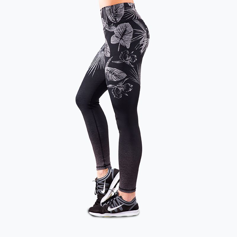 Women's training leggings 2skin Ombre Jungle Black black 2S-62128 6