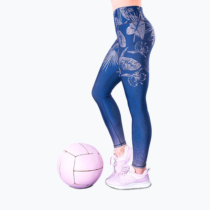 Women's training leggings 2skin Ombre Jungle Navy navy 2S-62159 6