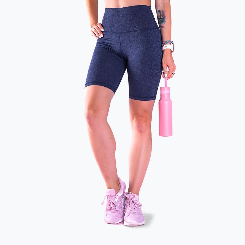 Women's training leggings 2skin Biker Ultra Navy navy blue 2S-62906 4