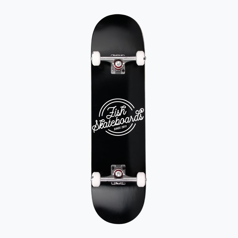 Fish Skateboards Pro Retro Black 8.0" classic skateboard 2