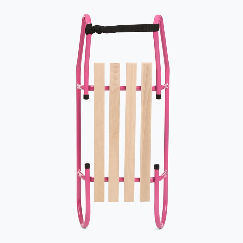 Metal sled HUMBAKA pink 4