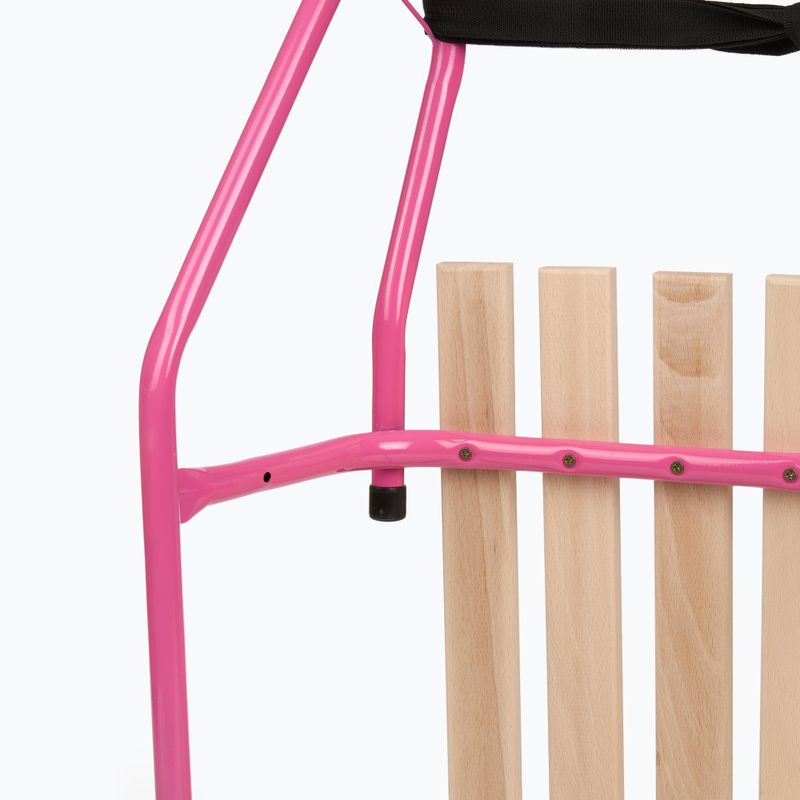 Metal sled HUMBAKA pink 6