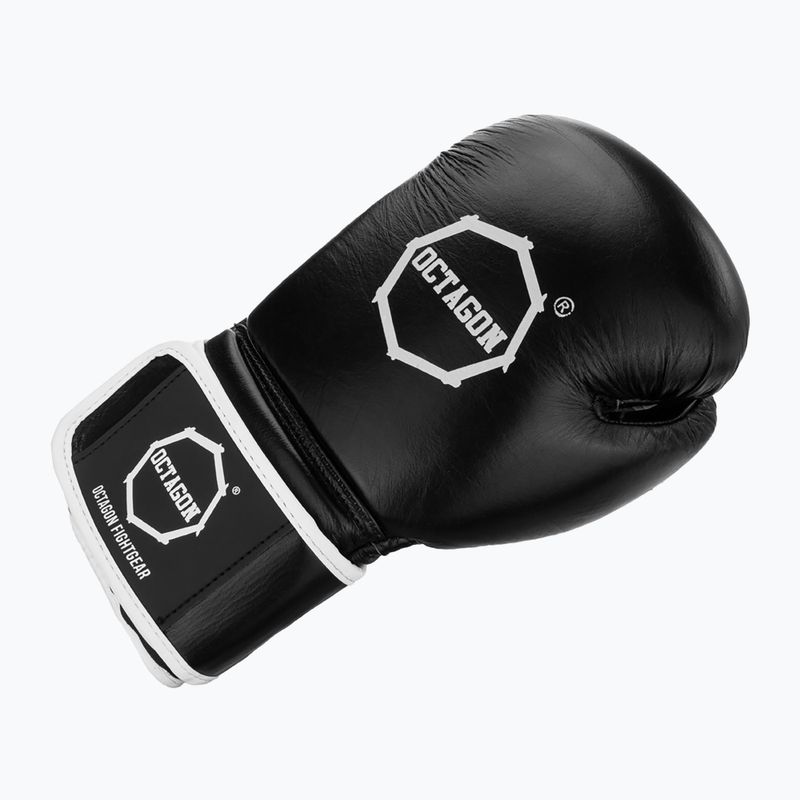 Octagon Agat black boxing gloves 2