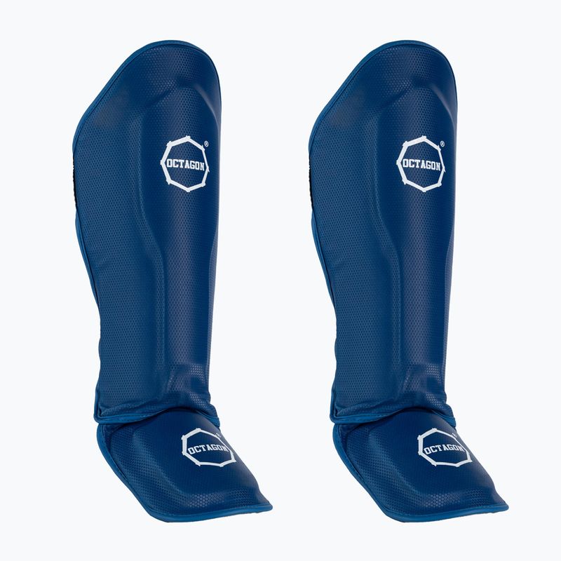 Octagon Kevlar tibia protectors blue
