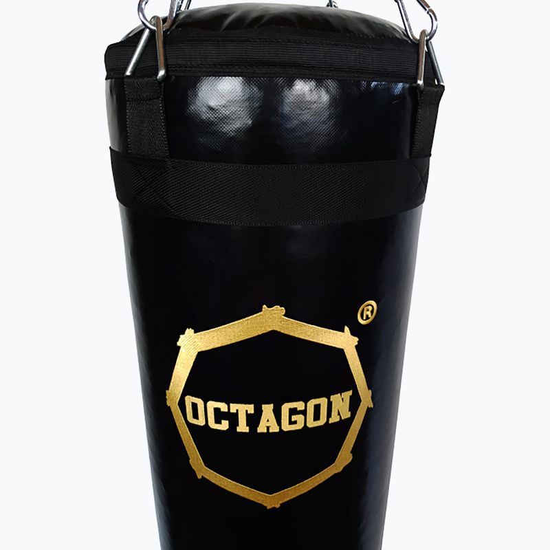 Octagon Carbon boxing bag 160 x 45 cm black 2