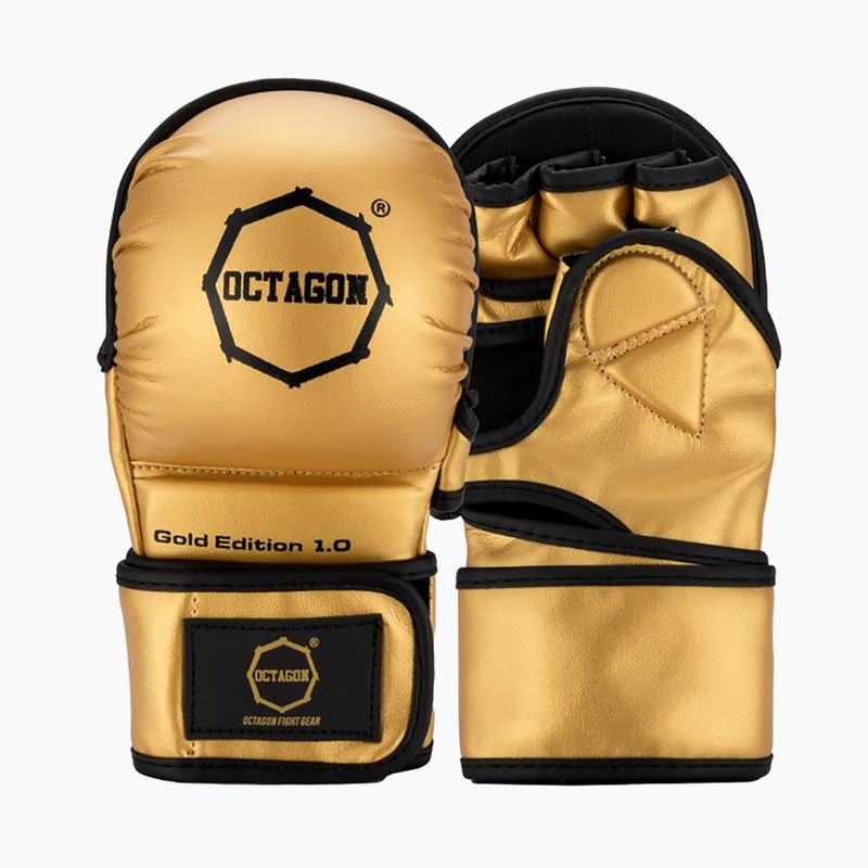 Octagon Gold Edition 1.0 MMA gold grappling gloves