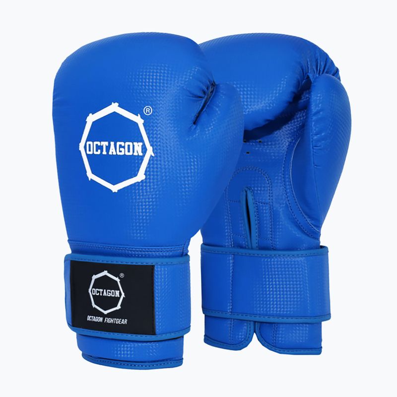 Octagon Kevlar blue boxing gloves