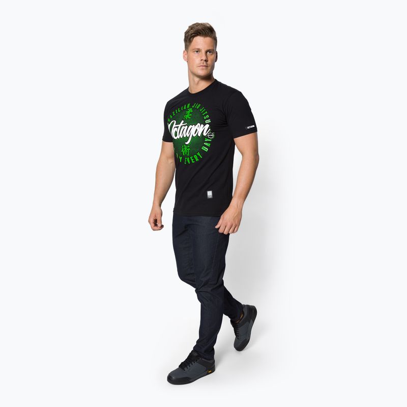 Octagon Brazilian Jiu Jitsu men's t-shirt black 2
