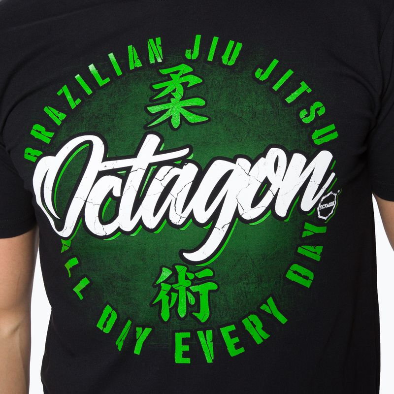 Octagon Brazilian Jiu Jitsu men's t-shirt black 4