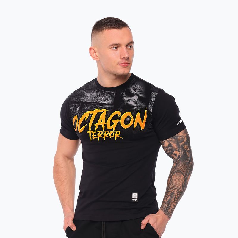 Men's T-shirt Octagon Second Face black/multicolor 4