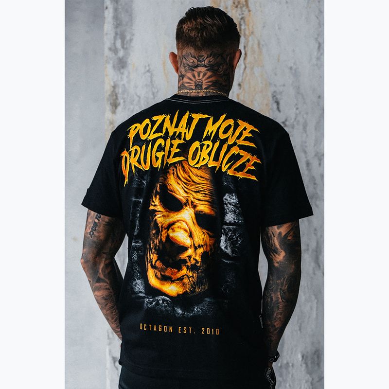 Men's T-shirt Octagon Second Face black/multicolor 6