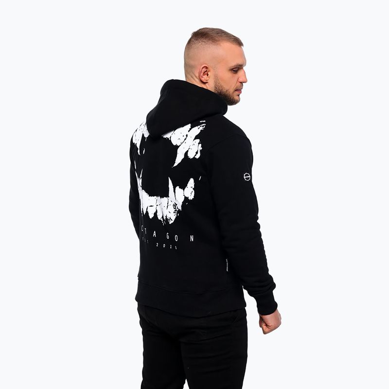 Octagon men's hoodie Teeth black 3