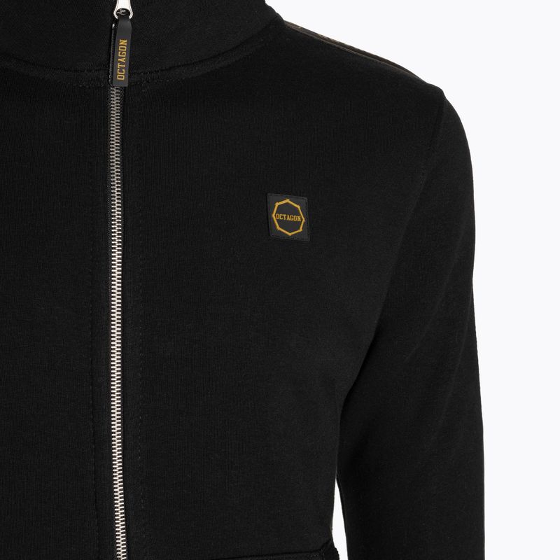 Men's Octagon Zip Stripe sweatshirt black 6