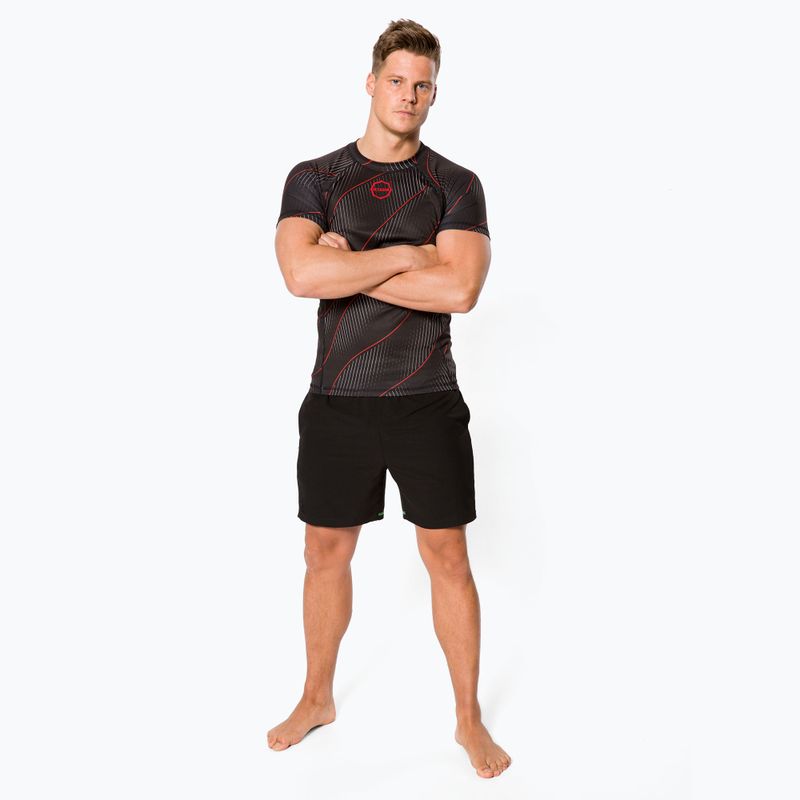 Octagon Voyager men's rashguard red 2