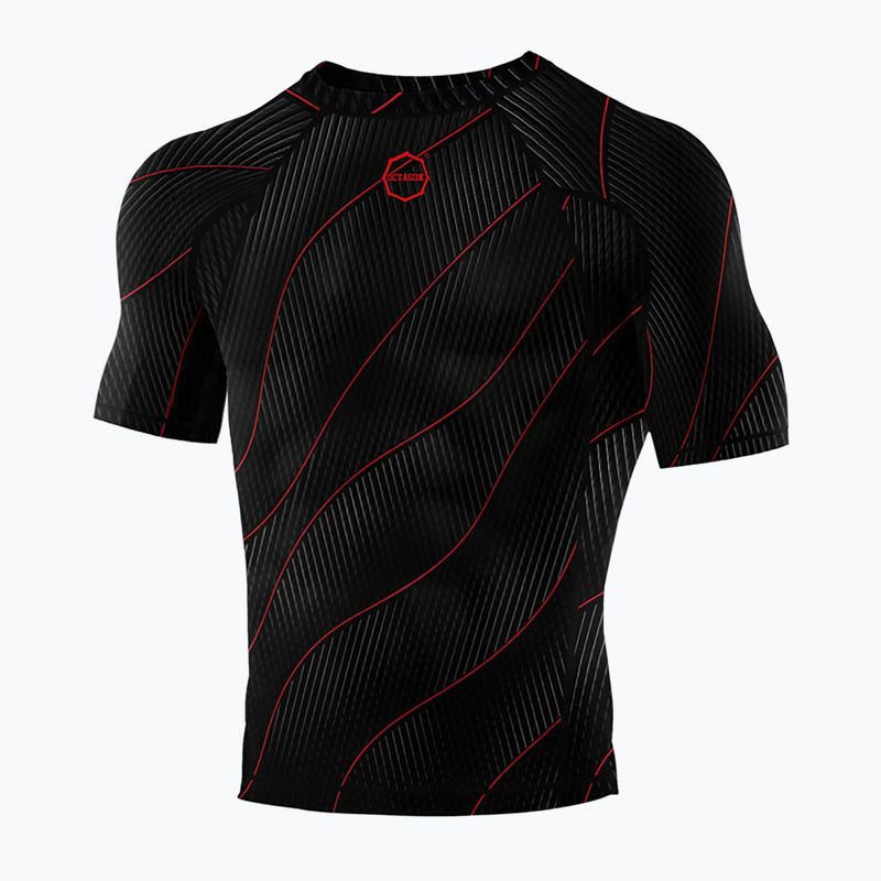 Octagon Voyager men's rashguard red 5