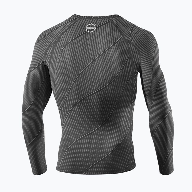 Octagon Voyager men's long sleeve rashguard grey 6