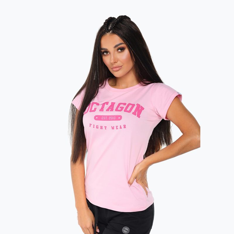 Octagon women's t-shirt est. 2010 pink