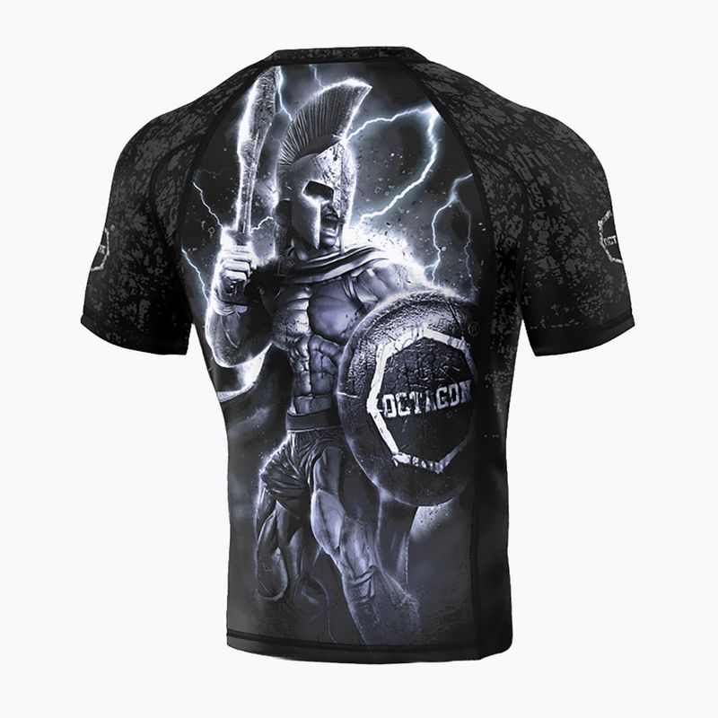 Men's Octagon Premium Gladiator black/multicolour Rashguard 2
