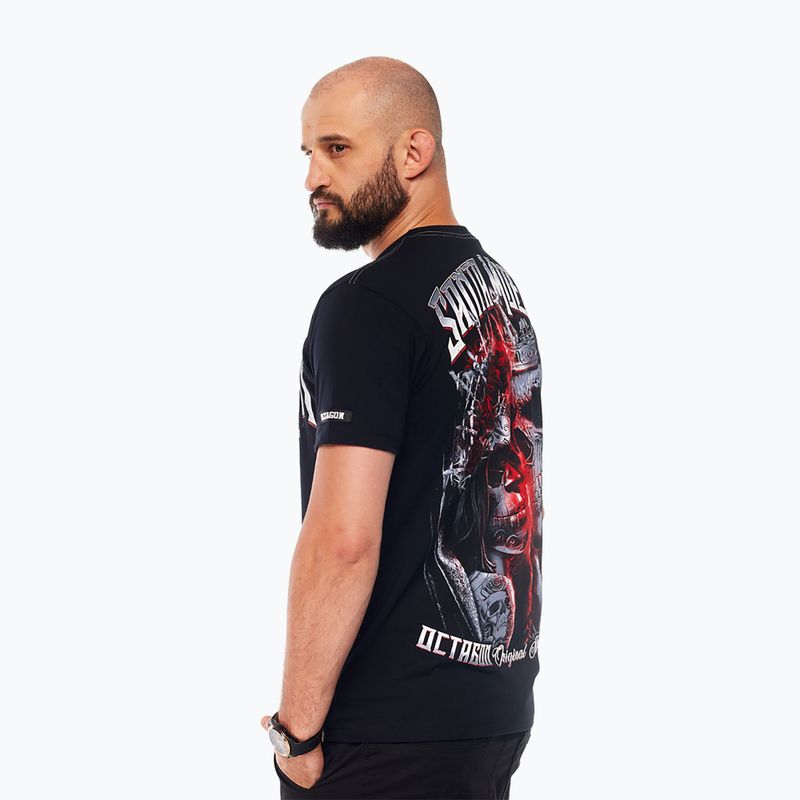 Men's T-shirt Octagon Santa Muerte black/multicolor 6