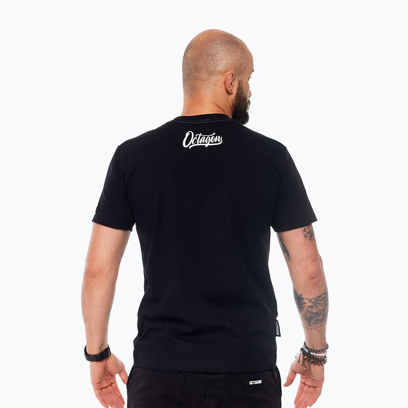 Men's Octagon Retro t-shirt black 2