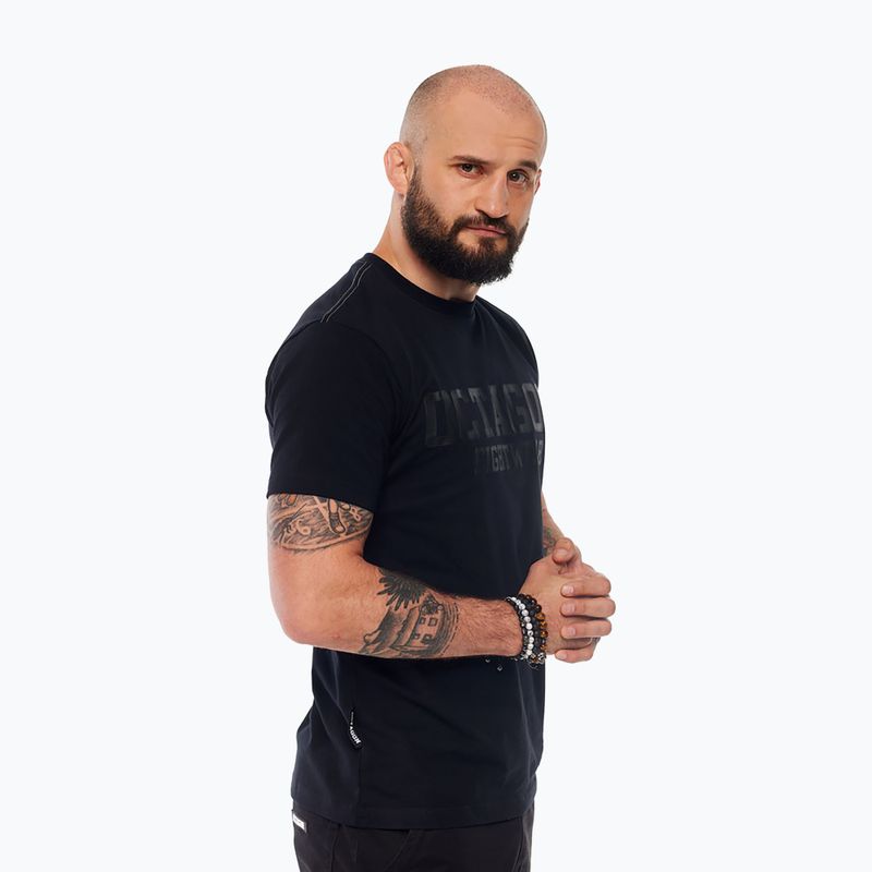 Men's Octagon FW Straight black t-shirt 3