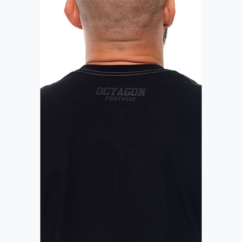 Men's Octagon FW Straight black t-shirt 4