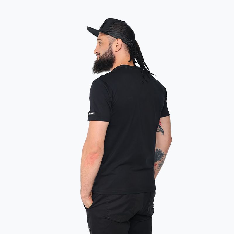Men's T-shirt Octagon Small Logo black/white 2