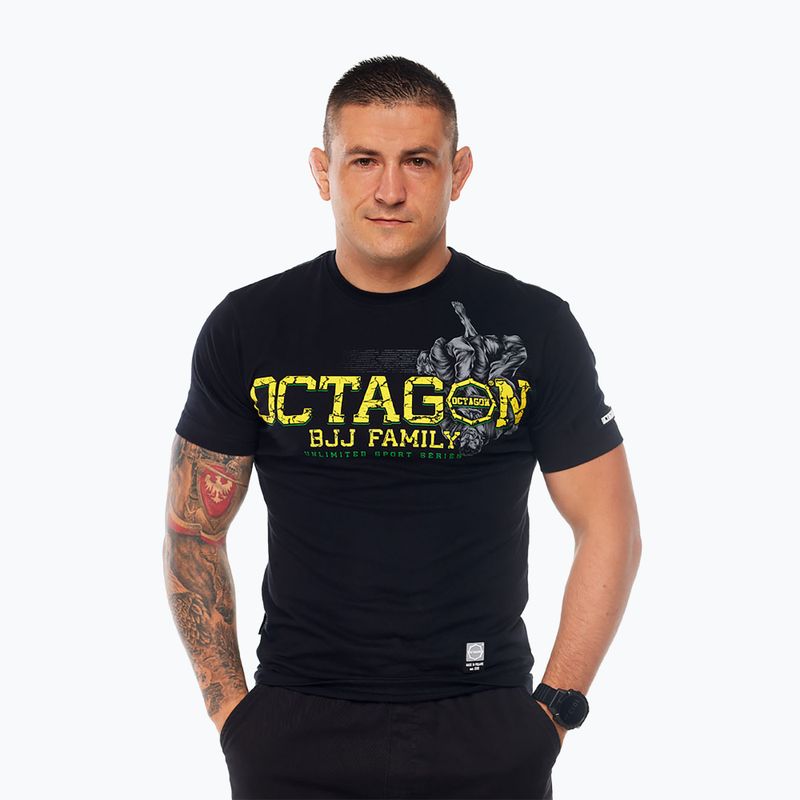 Octagon Jiu Jitsu Family men's t-shirt black