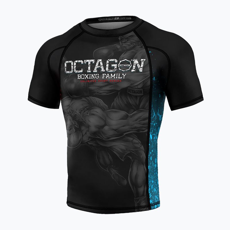 Men's Octagon Premium Boxing Family black/multicolour Rashguard