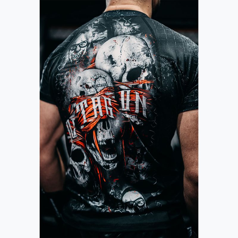 Men's Octagon Premium The Rules black/multicolour Rashguard 4