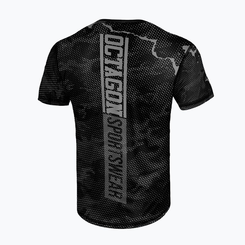Men's training t-shirt Octagon Marble Camo camo grey 2