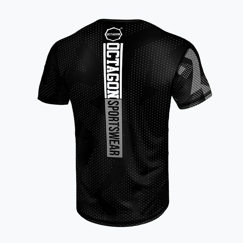 Octagon Ultimate men's t-shirt black/grey 2