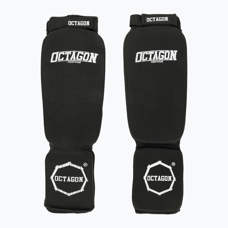 Octagon New black shin guards 4