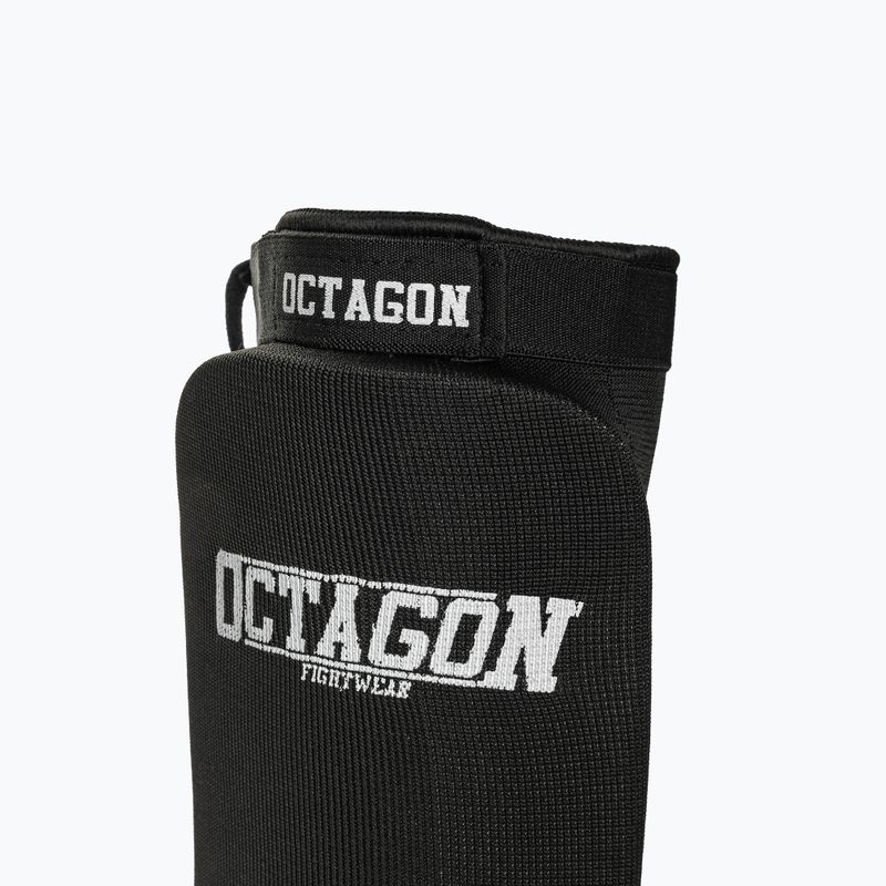 Octagon New black shin guards 6