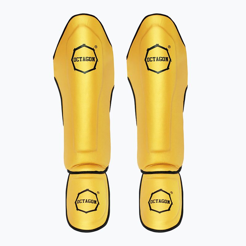 Octagon shin guards Golden gold 6