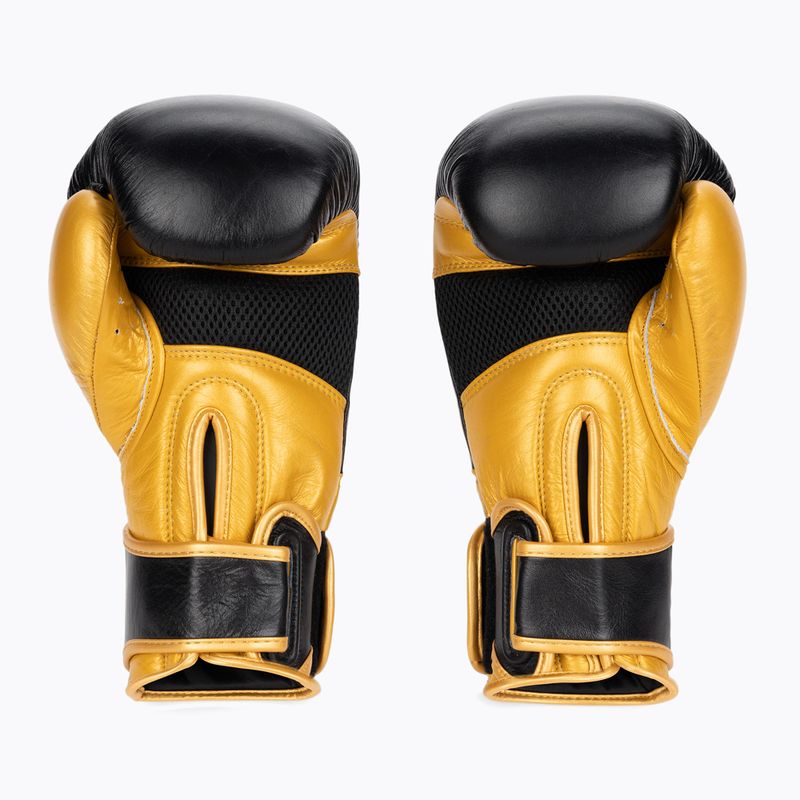 Octagon Prince black/gold boxing gloves 2