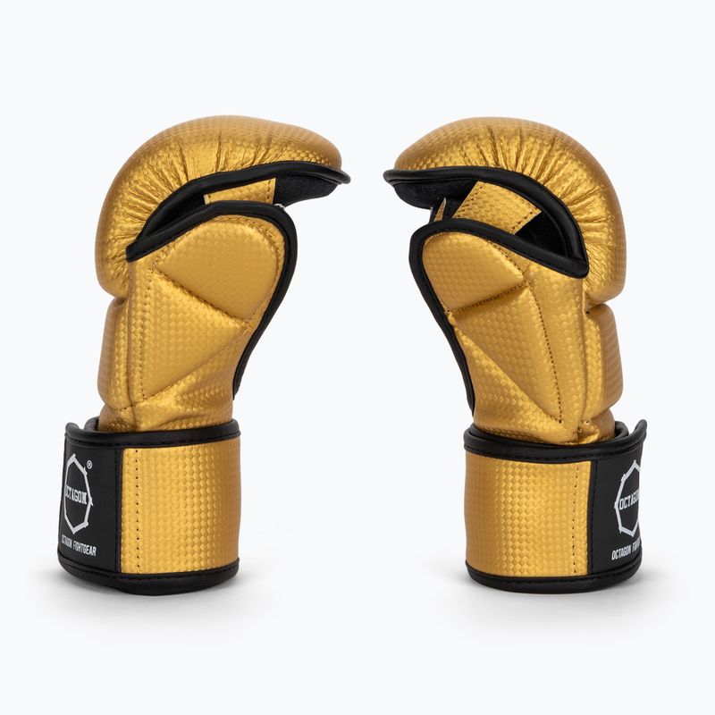 Octagon Kevlar MMA sparring gloves gold 3