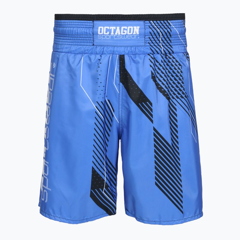 Octagon Diamond blue men's boxer shorts
