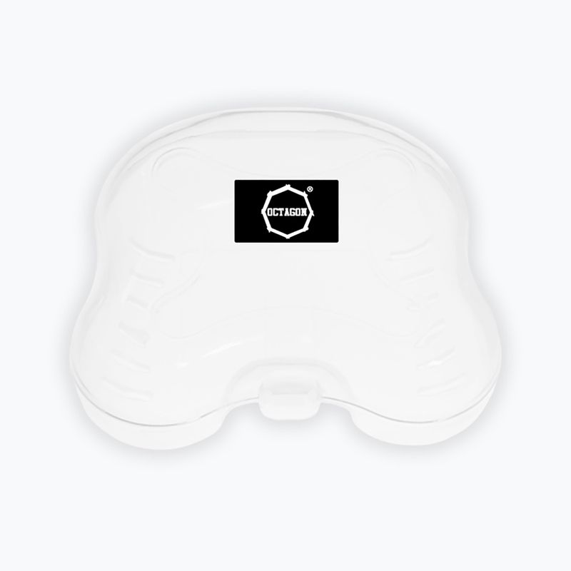Mouthguard Octagon Basic white/blue 2