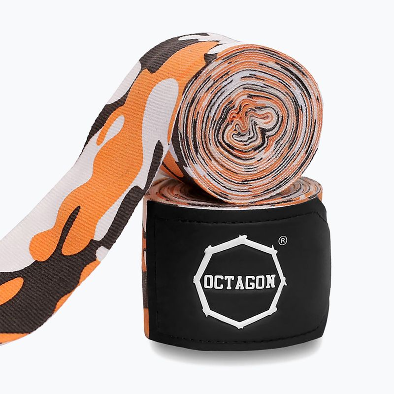 Octagon Fightgear Supreme Basic 300 cm peach camo boxing bandages 2