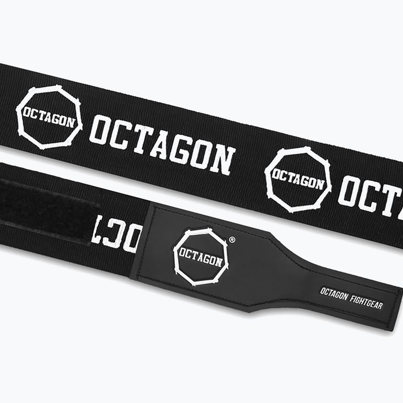 Boxing wraps Octagon Fightgear Supreme Printed 300 cm black/white 3