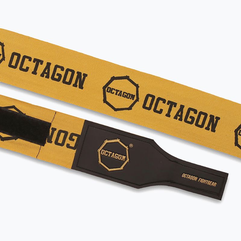 Boxing wraps Octagon Fightgear Supreme Printed 300 cm gold 3
