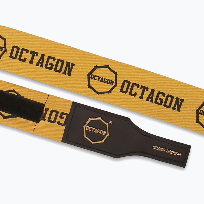 Boxing wraps Octagon Fightgear Supreme Printed 500 cm gold 3