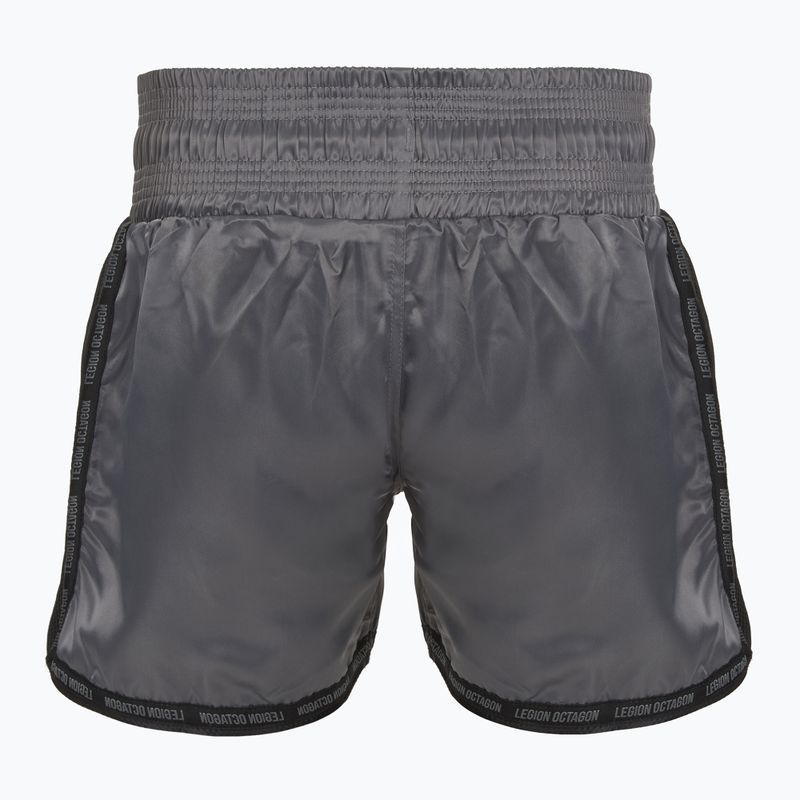 Training shorts Octagon Kickboxing/Muay Thai Legion Future Premium black/grey 2